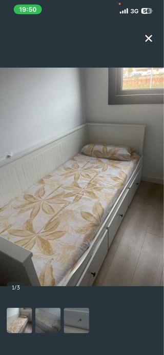 Cama nido Ikea blanca