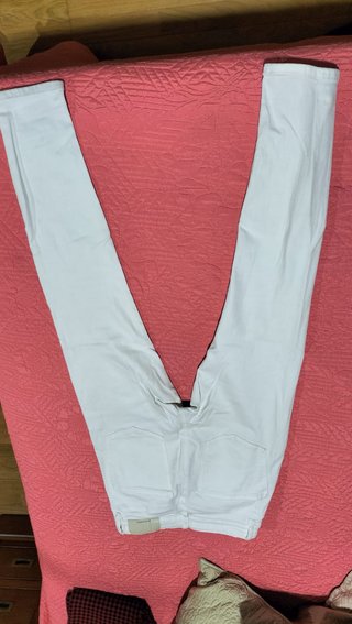 Pantalones Skinny Blancos Stradivarius Talla 36