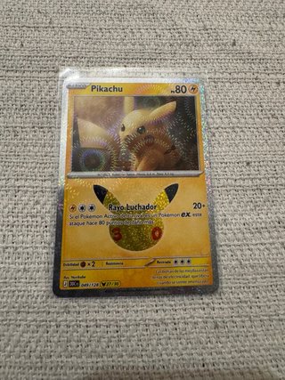 Carta Pokémon Pikachu 30 Aniversario