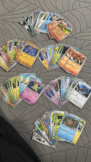 Lote de 165 Cartas Pokémon Región Kanto