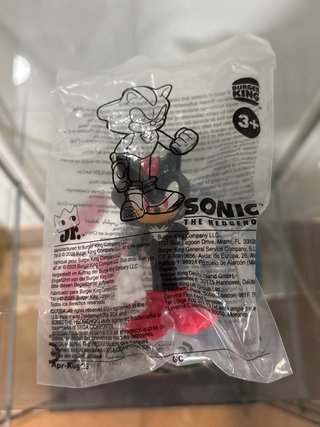 Muñeco Sonic Shadow Burger King Precintado