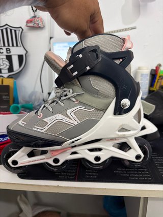 Patines en línea Oxelo para  niñas muy poco uso