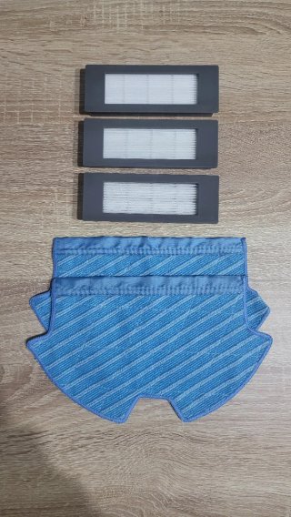 Regalo Filtros y paños para Ecovacs Deebot OZMO