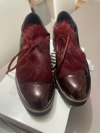 Zapatos Callaghan Charol Granate