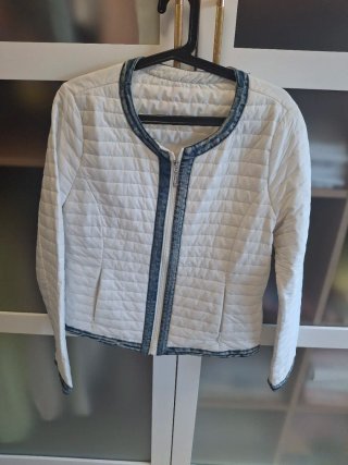Chaqueta Acolchada Blanca