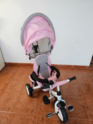 Triciclo para bebé rosa