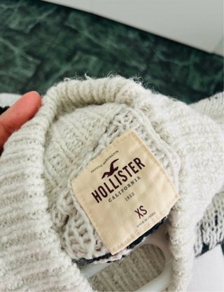 Jersey Hollister Beige Talla XS