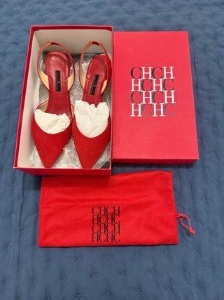 Zapatos Carolina Herrera Rojos