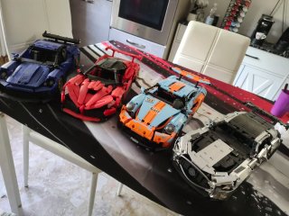 Set di 4 auto da costruzione