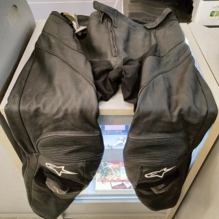 Pantalón de Cuero para Moto Alpinestars T. 60