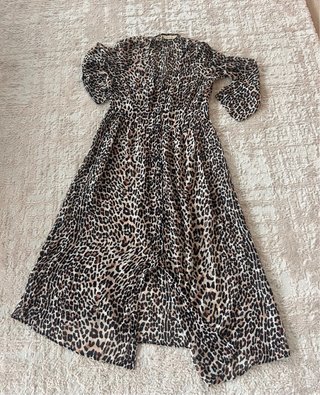 Vestido EseoEse Estampado Leopardo