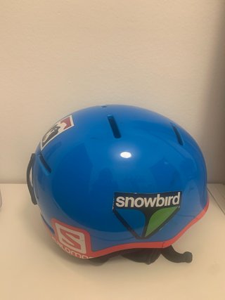 Casco de esquí Salomon azul