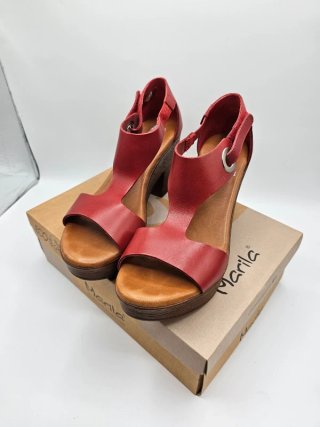 Sandalias Marila de Piel con Plataforma TALLA 39