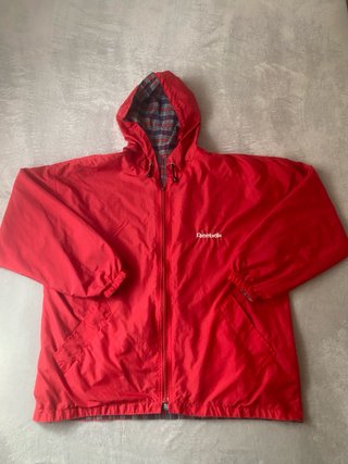 Chaqueta Cortaviento Reebok Vintage Roja Talla L