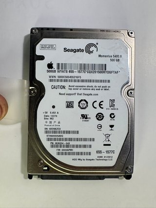 Disco Duro Seagate 500GB 2.5 SATA