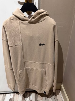 Sudadera con capucha beige
