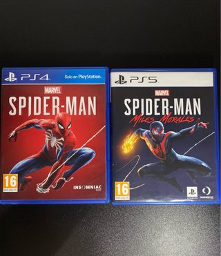Spiderman PS4 + Spiderman Miles morales PS5