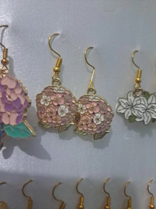 Pendientes Artesanales Flores
