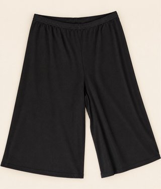 Pantalón de punto fino negro