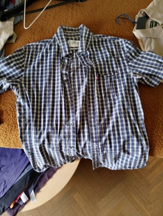 Camisa Levi's de cuadros azul Talla L