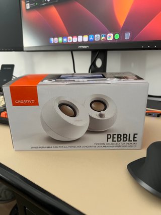 Altavoces Creative Pebble Blancos