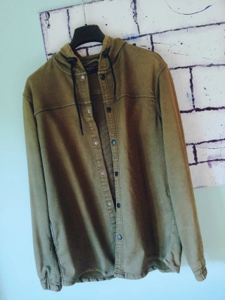 Giacca-camicia con cappuccio Piazza Italia M