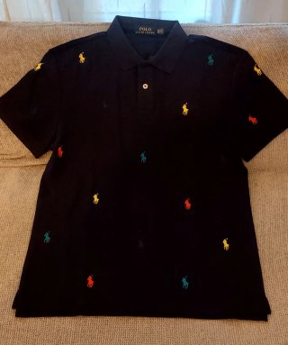 Polo Ralph Lauren Negro Talla M