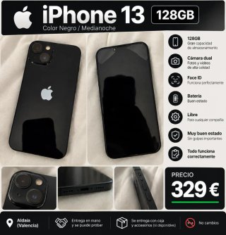 iPhone 13 128GB Nero