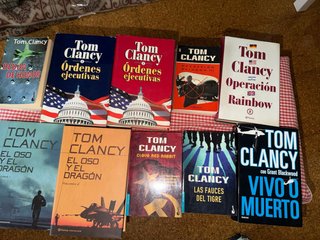 Coleccion libros tom clancy