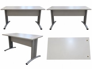 Mesa de oficina gris