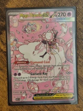 Carta Pokémon Mega Diancie EX Héroes Ascendentes