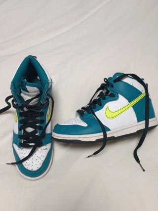 Nike Dunk High GS Teal Volt Talla 36.5