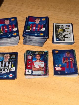 Lote 520 Stickers Topps Champions 23/24
