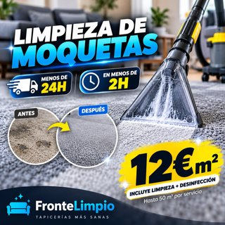 Limpieza de Moquetas a Domicilio | En 24 Horas