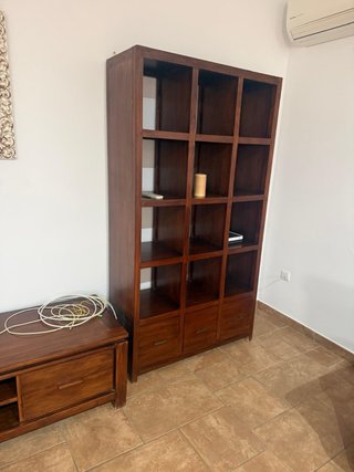 3 Librería/estanterias de madera