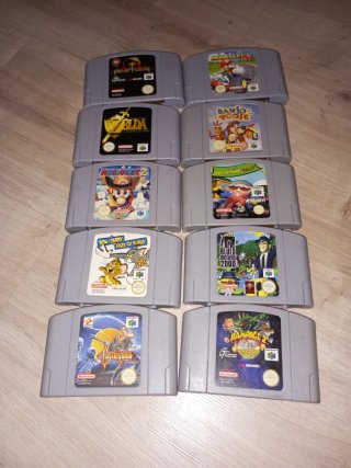Lote 10 Juegos Nintendo 64