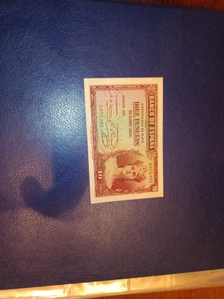 Billete de 10 Pesetas Banco de España