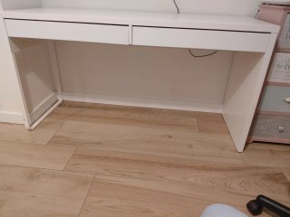 Mesa de estudio IKEA Micke blanca