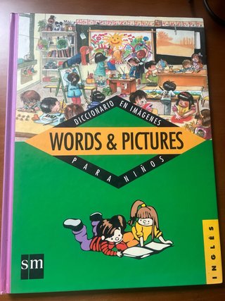 Diccionario en imágenes. Libro inglés niños