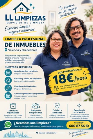 LIMPIEZA PROFESIONAL DE INMUEBLES