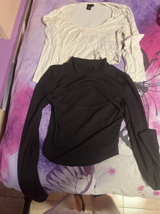 Lote de 2 Tops Manga Larga