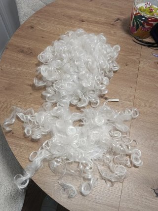 Peluca y Barba de Santa Claus