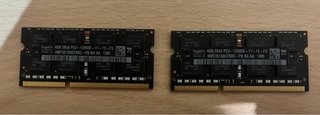 2 Módulos RAM Hynix 4GB DDR3 para iMac