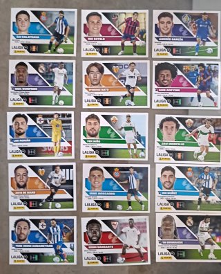 Lote 15 Cromos La Liga Panini Últimos Fichajes