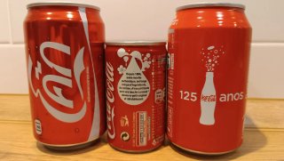Set de 3 Latas Decorativas Coca-Cola