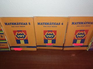 AÑOS 80 EGB . LOTE LIBROS MATEMÁTICAS