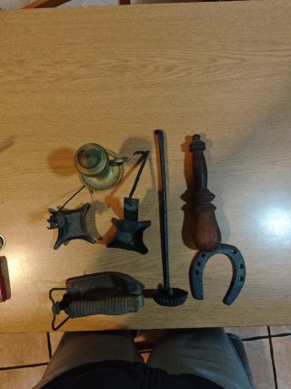 Pack de 7 piezas de antigüedades