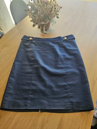 Falda Carolina Herrera Negra