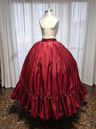 Falda de Baile Regional Roja