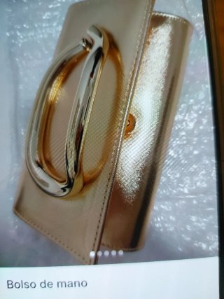 Bolso de fiesta dorado